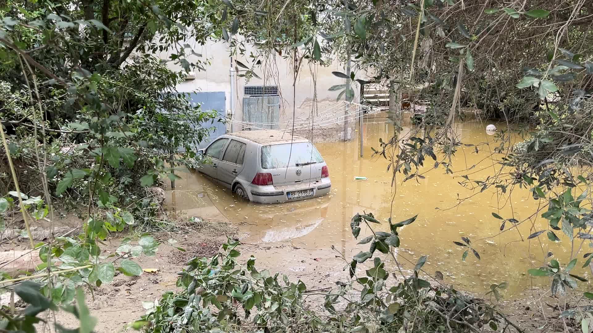 The flood damage in Faenza in Emilia Romagna
