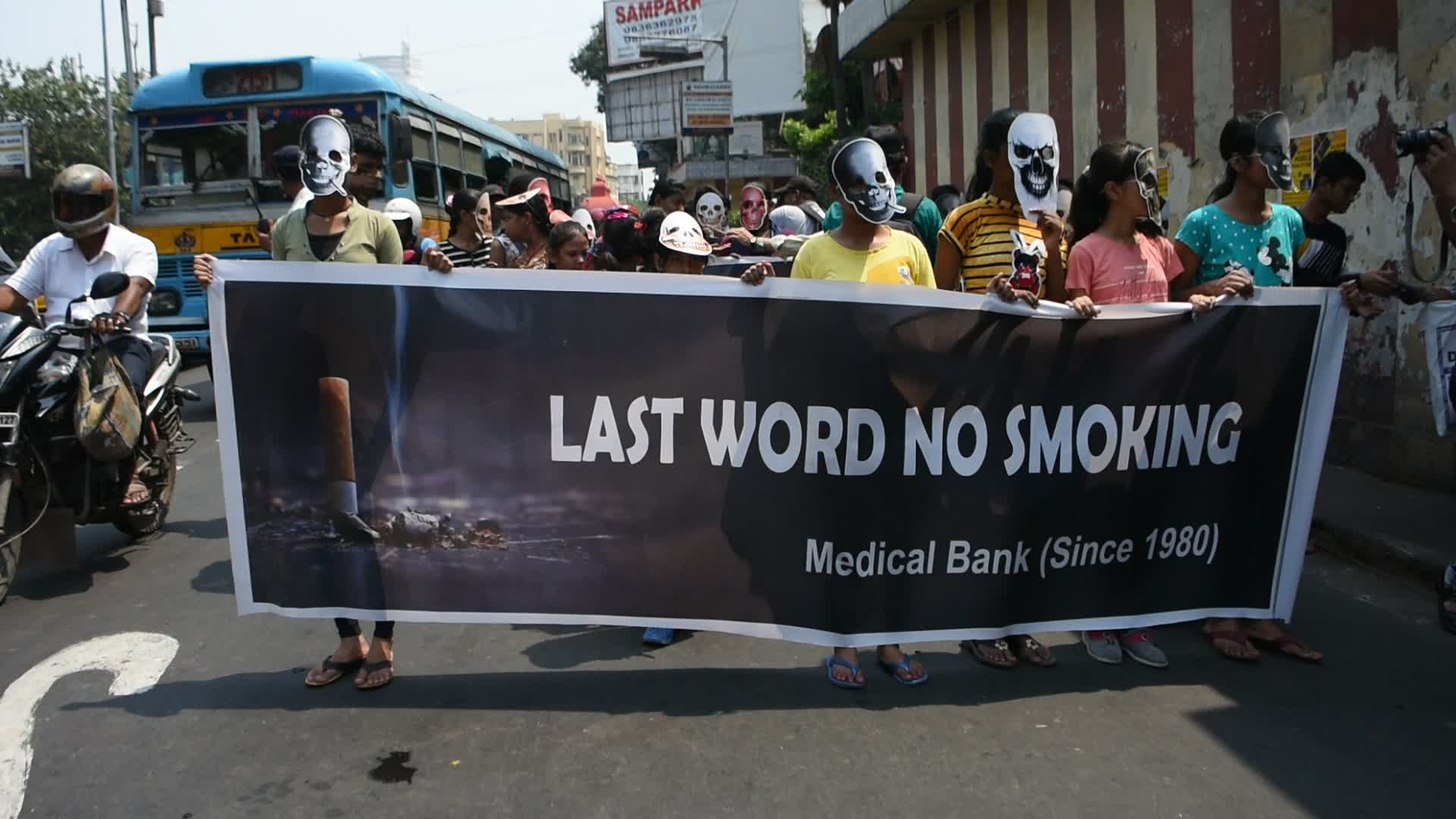 World No Tobacco day observation in Kolkata.