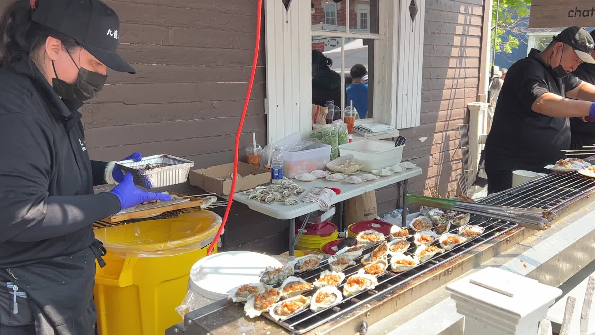 Chinese street food in Canada