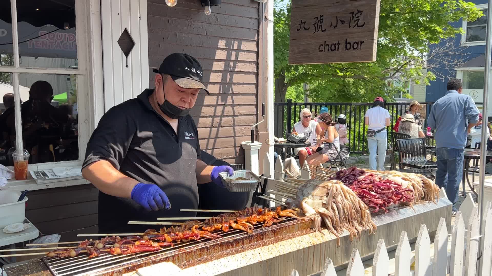 Chinese street food in Canada