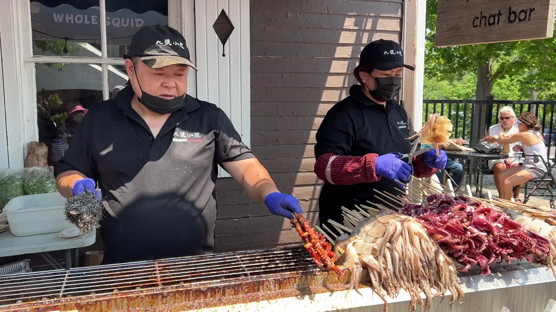 Chinese street food in Canada