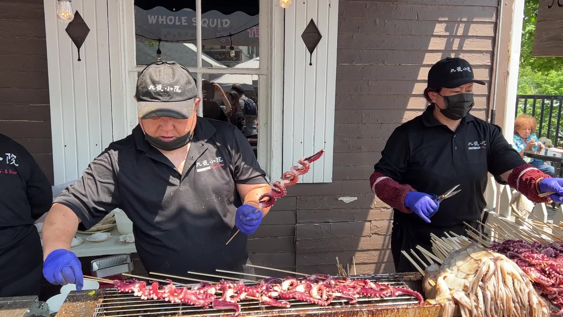 Chinese street food in Canada
