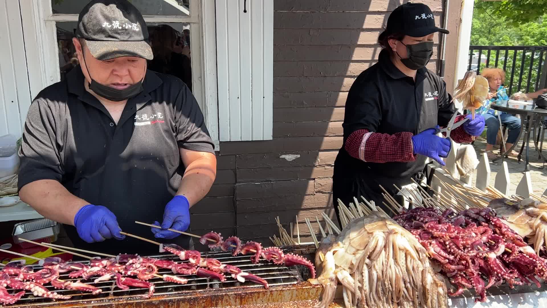Chinese street food in Canada