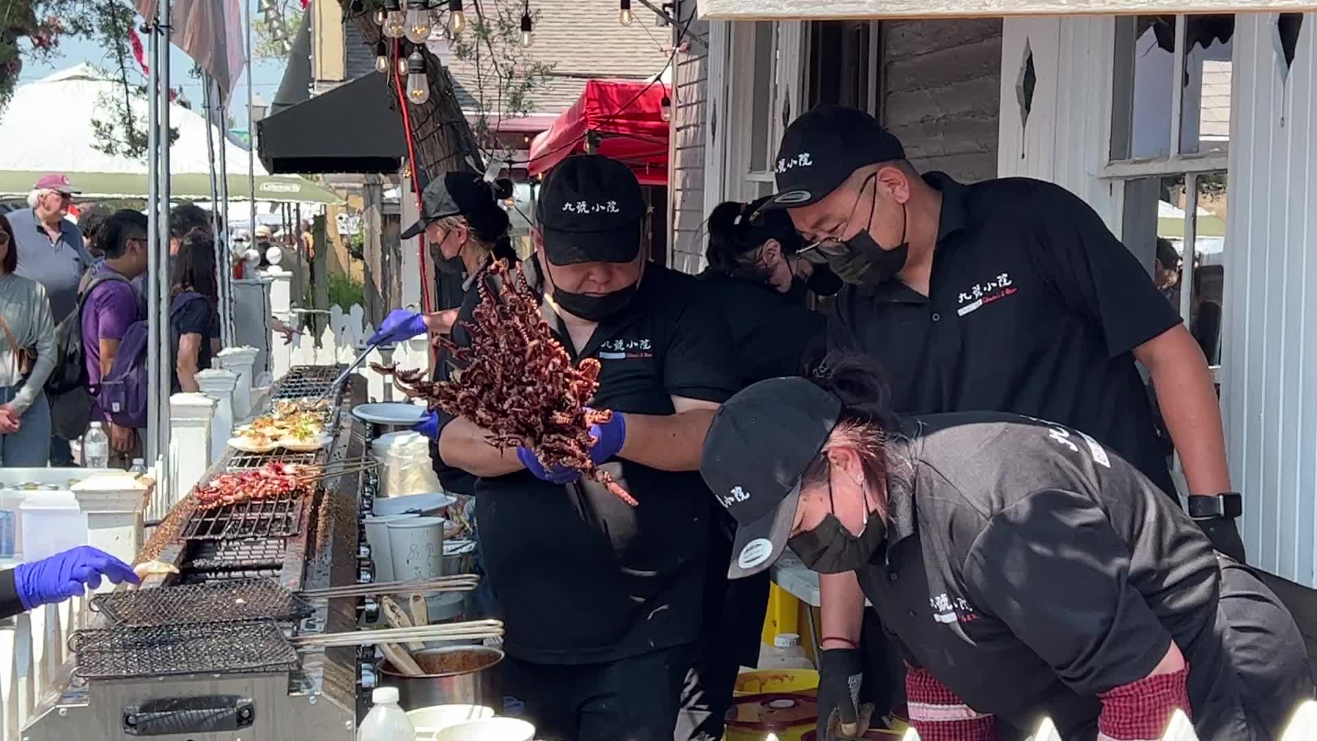Chinese street food in Canada