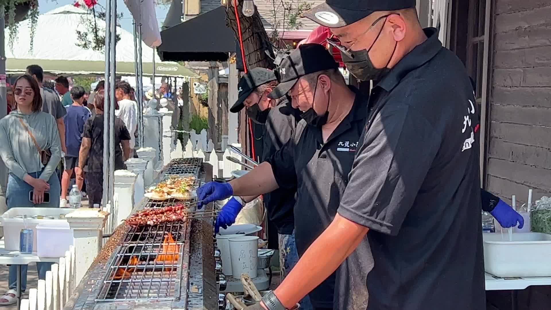 Chinese street food in Canada