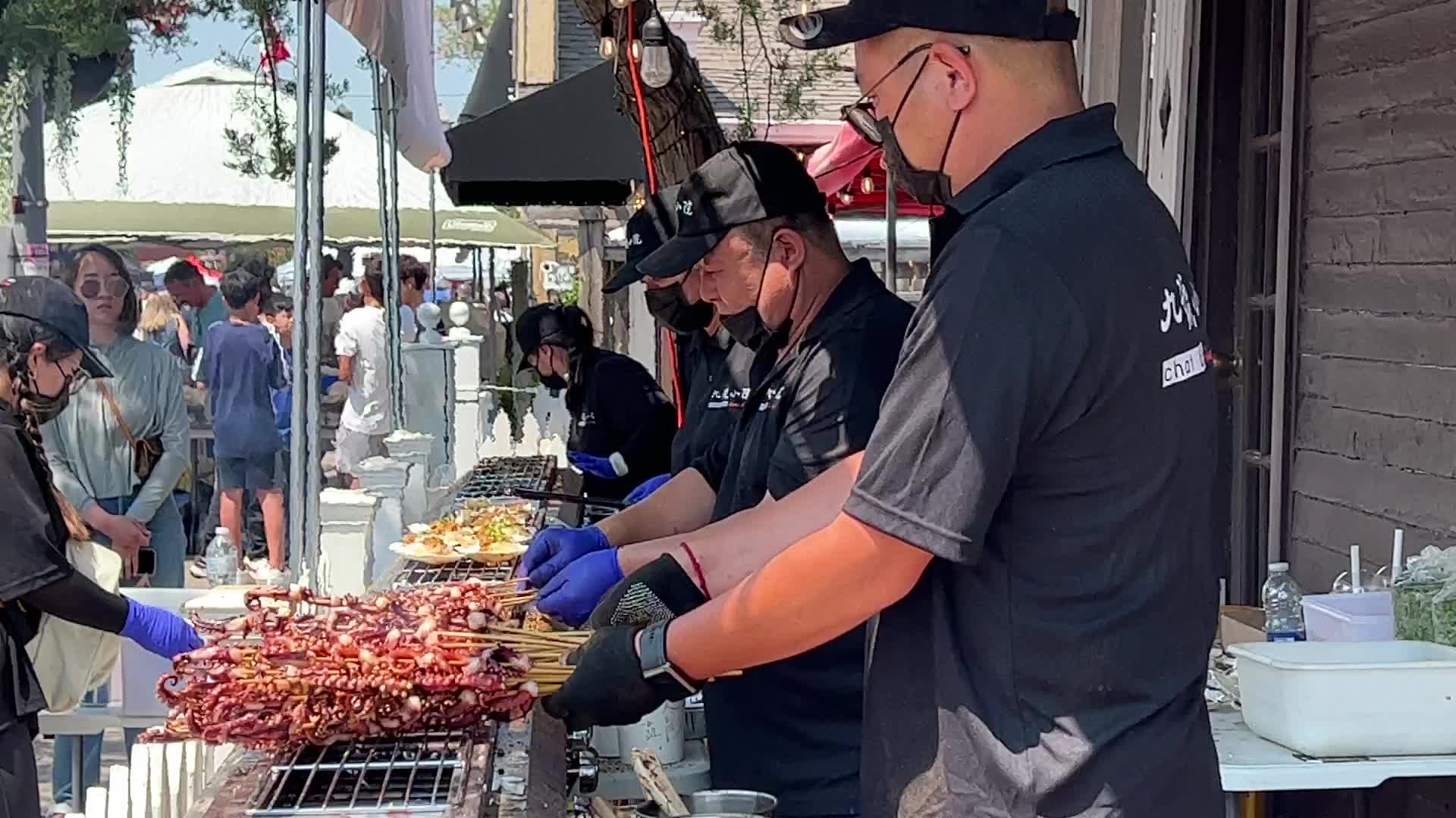 Chinese street food in Canada