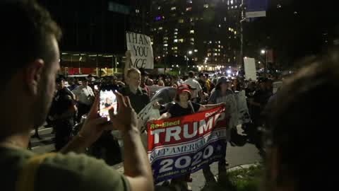 'Lights for Liberty' Demonstration In New York