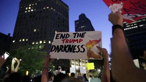 'Lights for Liberty' Demonstration In New York