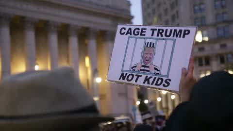 'Lights for Liberty' Demonstration In New York