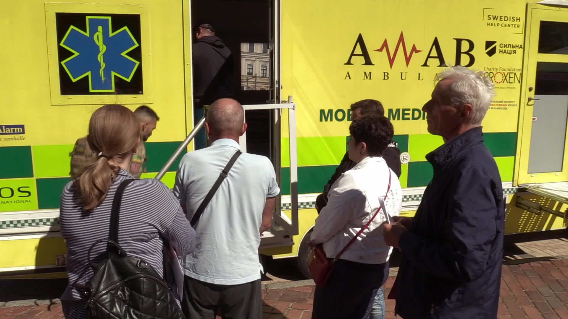 Local residents donate blood for Ukrainian Army in Kyiv, amid Russia's invasion of Ukraine.