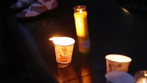 'Lights for Liberty' Demonstration In New York