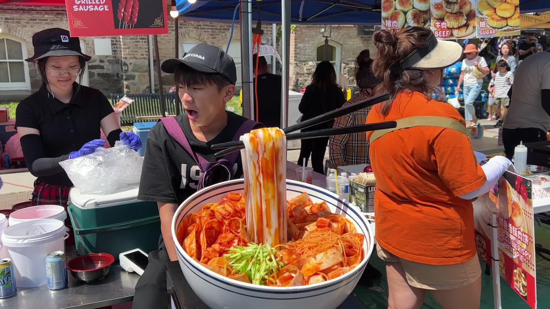 Chinese street food in Canada