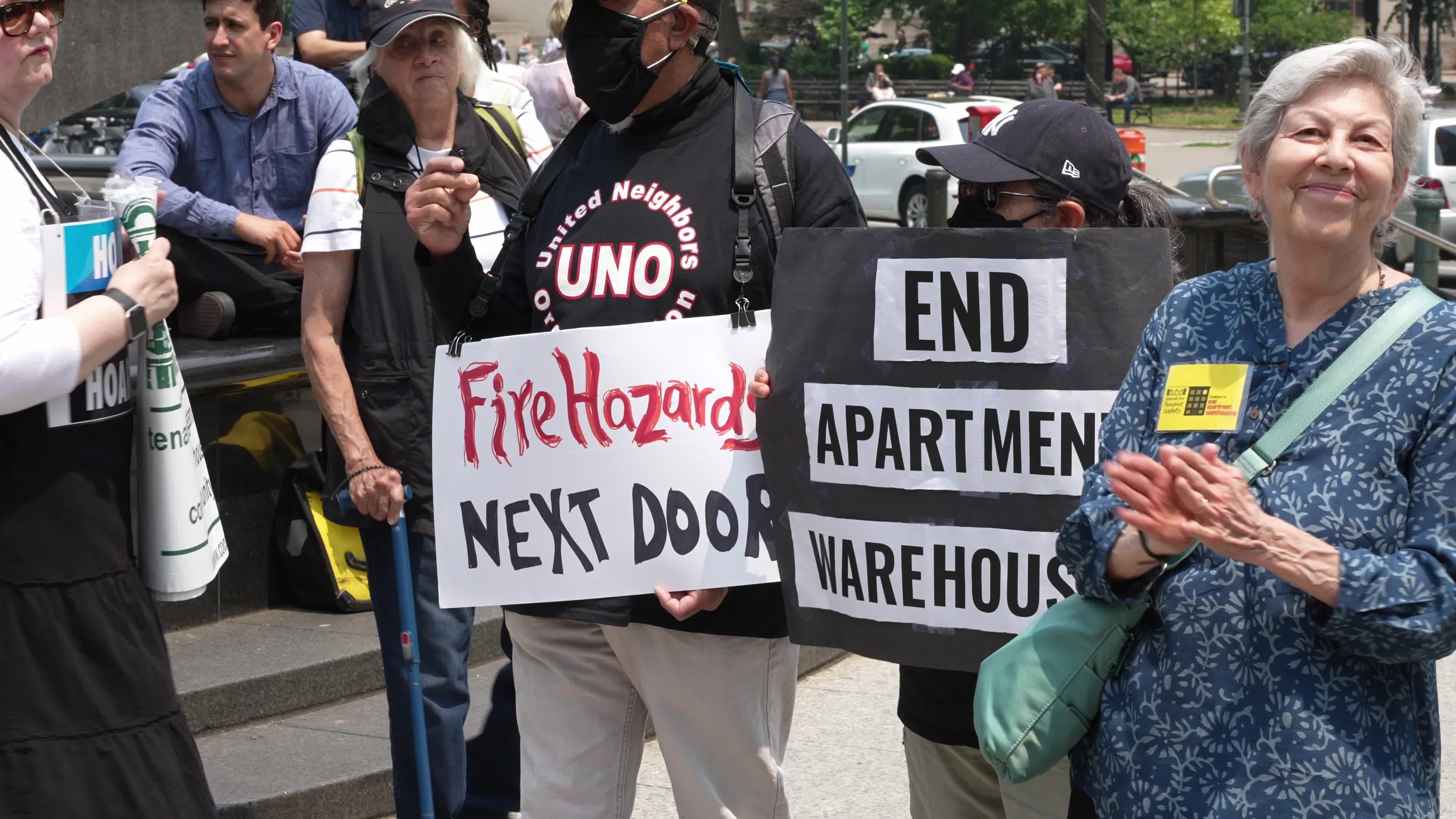 New York City Protest on Rent Increase