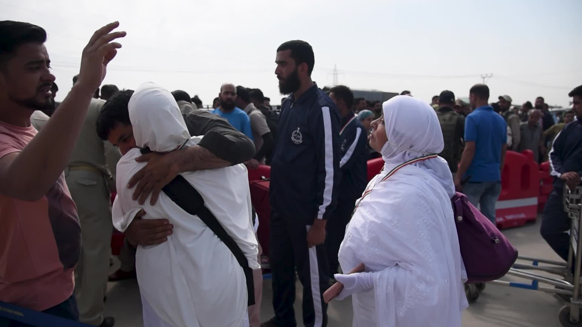 First batch of Hajj Pilgrims left for Saudi Arabia in Srinagar