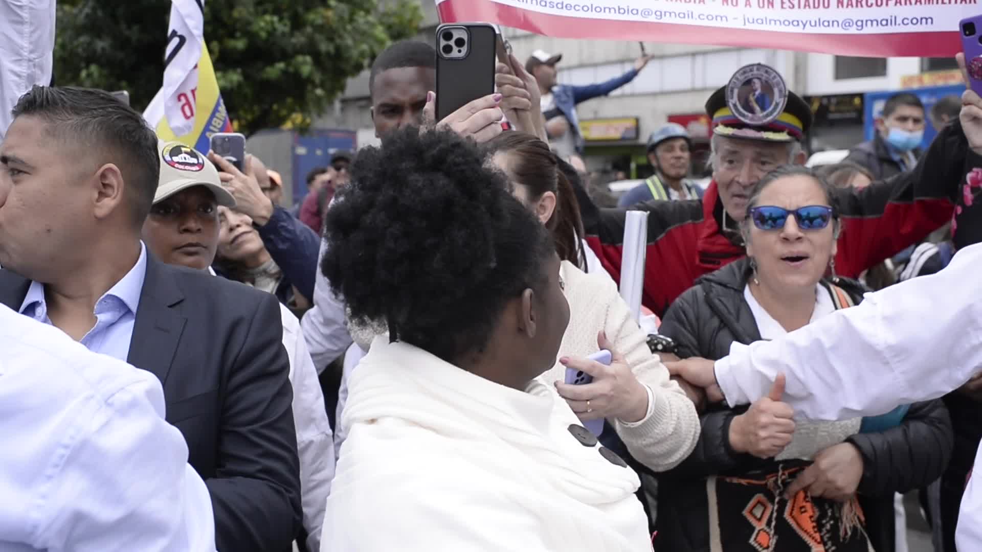 Government Supporters Demonstrate for Social Reforms in Colombia