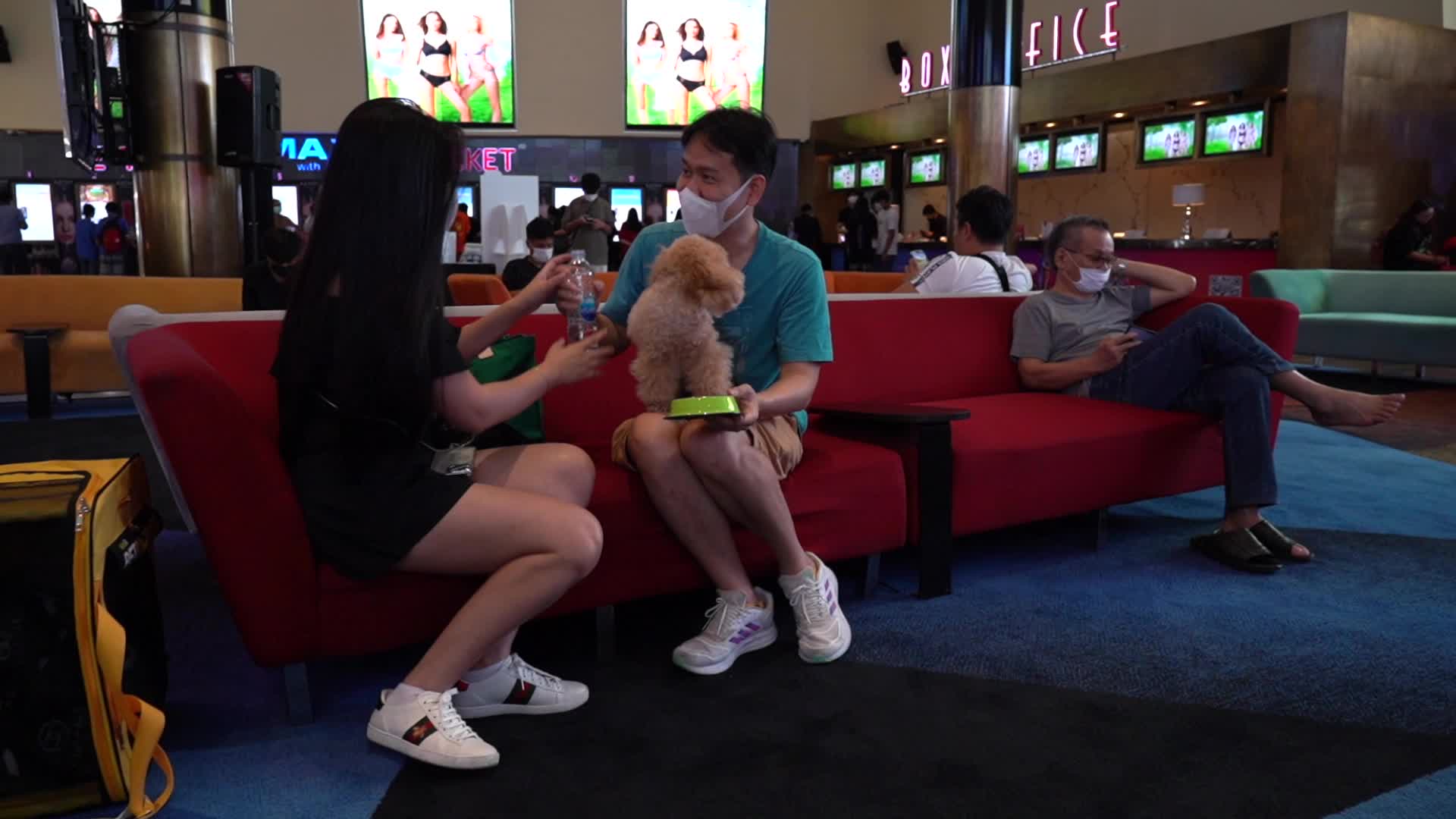 Pet Friendly Movie Theatre in Thailand.