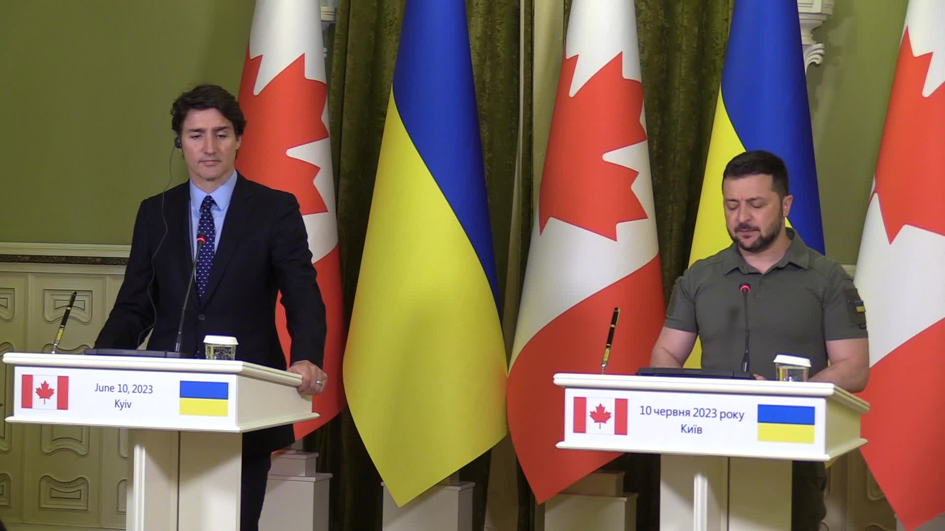 Prime Minister of Canada Justin Trudeau visits Ukraine, amid Russia's invasion of Ukraine.