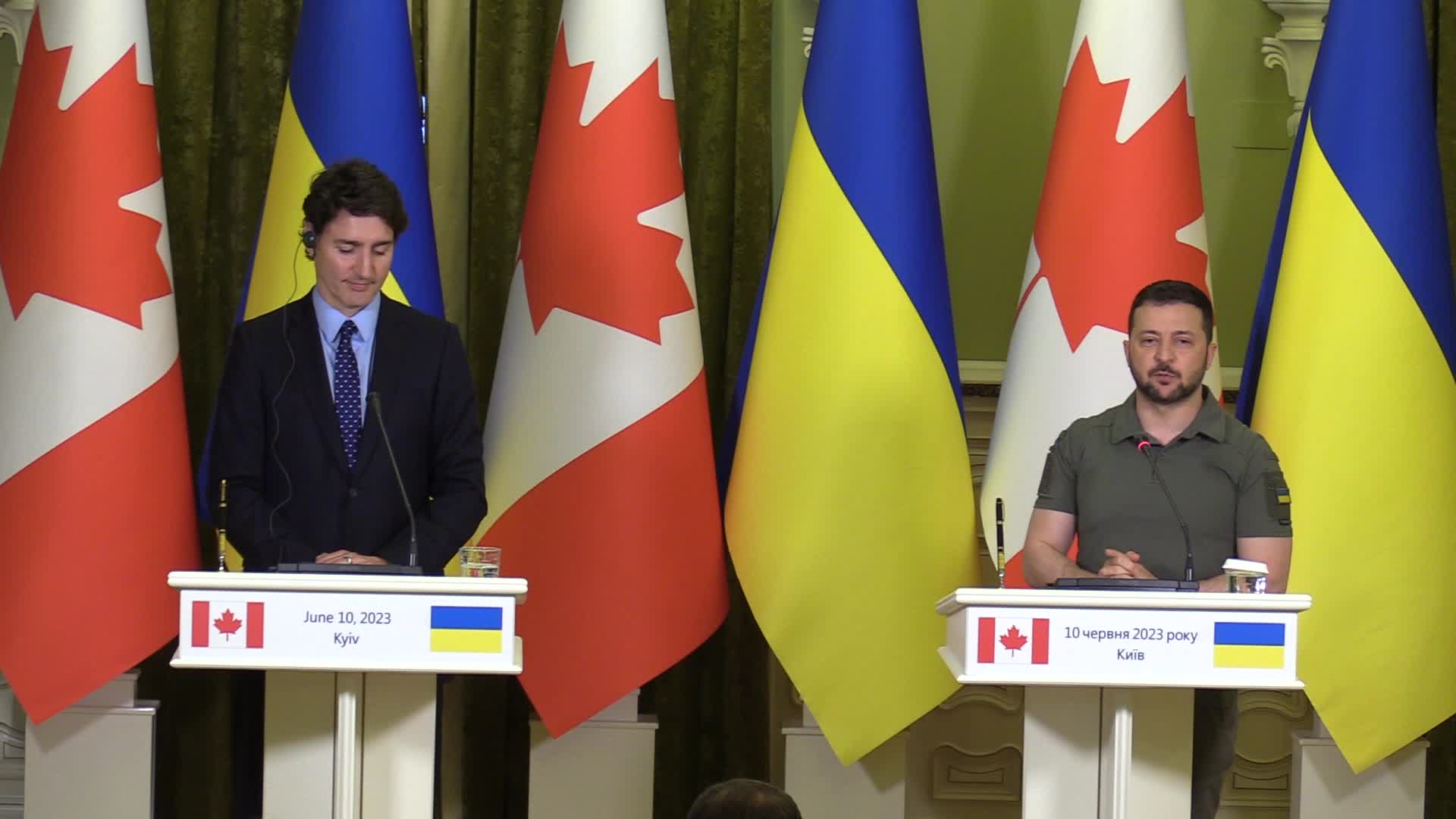 Prime Minister of Canada Justin Trudeau visits Ukraine, amid Russia's invasion of Ukraine.