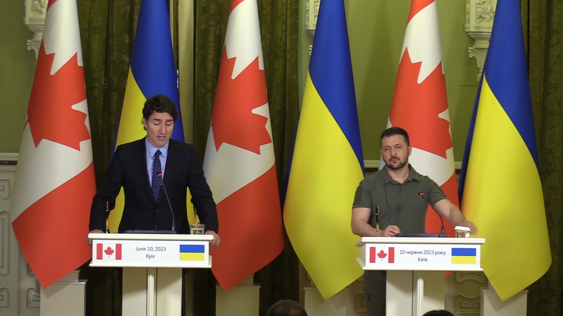 Prime Minister of Canada Justin Trudeau visits Ukraine, amid Russia's invasion of Ukraine.