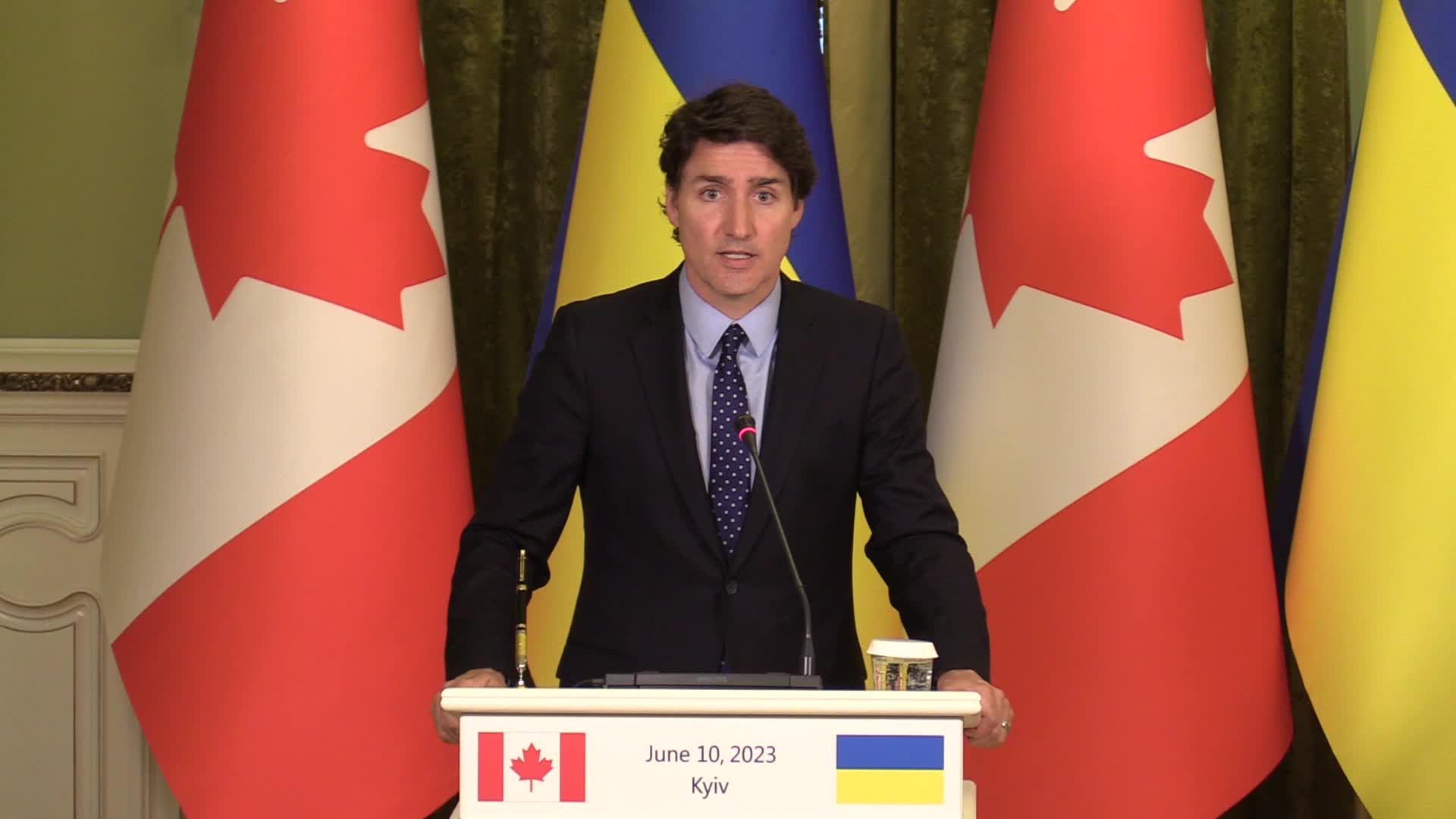 Prime Minister of Canada Justin Trudeau visits Ukraine, amid Russia's invasion of Ukraine.