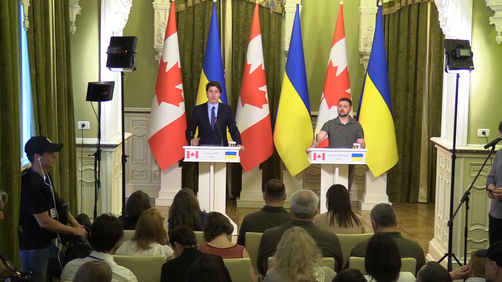 Prime Minister of Canada Justin Trudeau visits Ukraine, amid Russia's invasion of Ukraine.