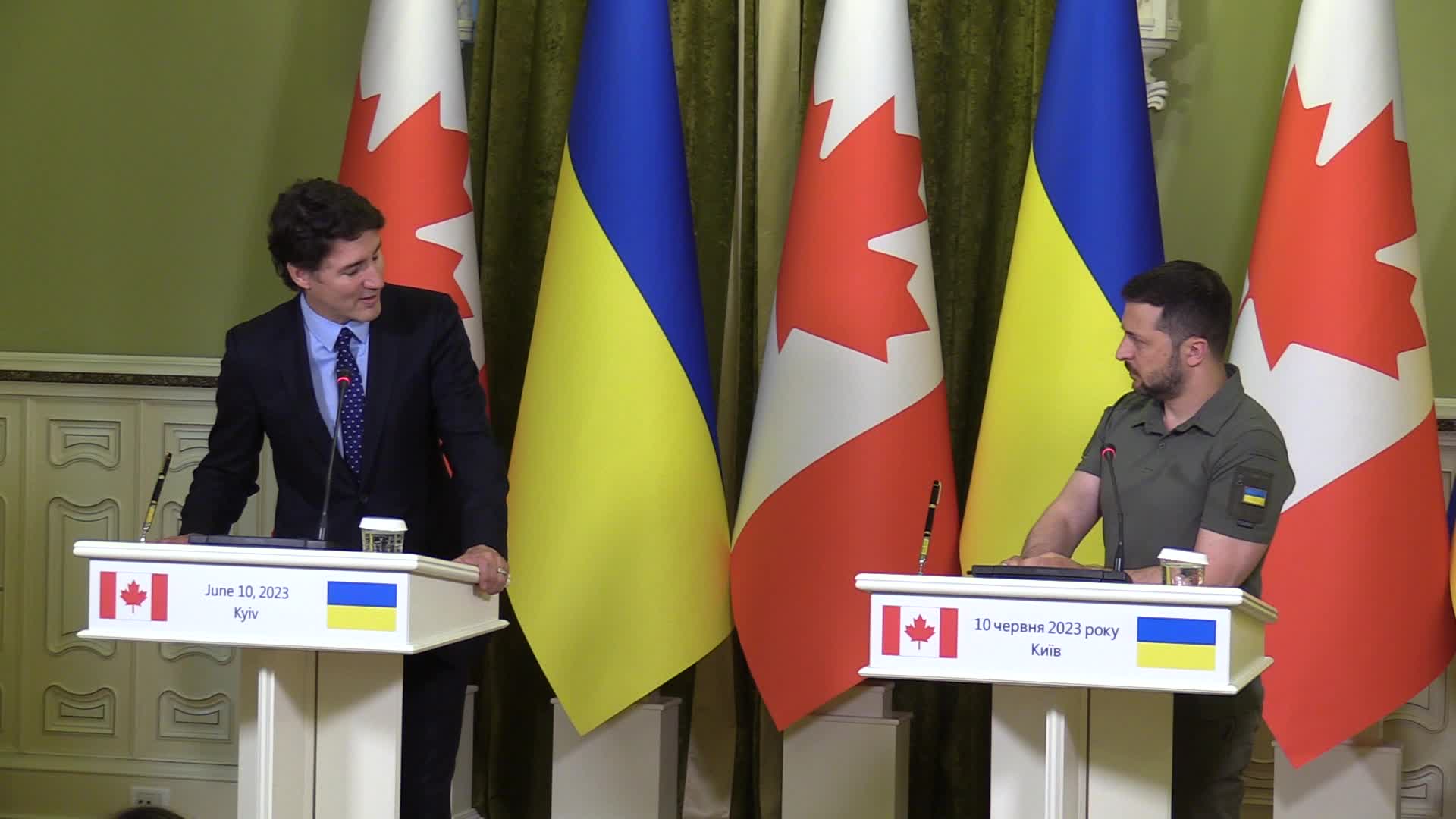Prime Minister of Canada Justin Trudeau visits Ukraine, amid Russia's invasion of Ukraine.