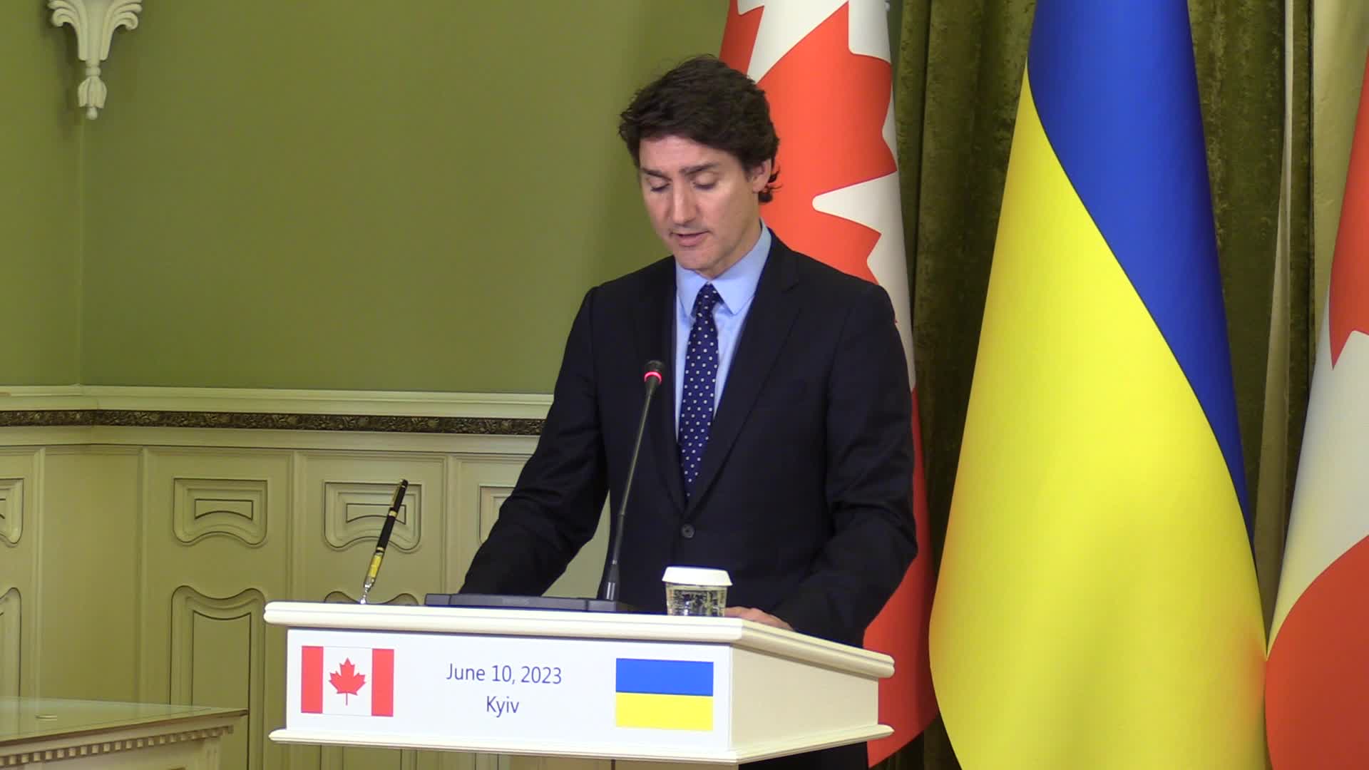 Prime Minister of Canada Justin Trudeau visits Ukraine, amid Russia's invasion of Ukraine.