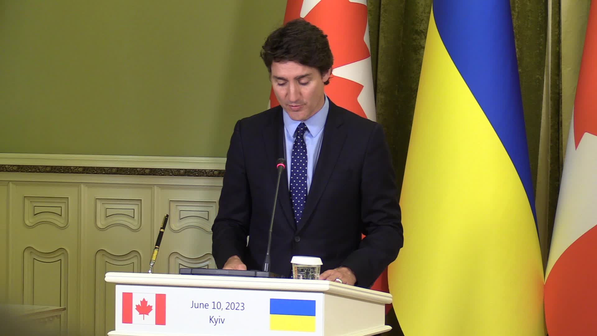 Prime Minister of Canada Justin Trudeau visits Ukraine, amid Russia's invasion of Ukraine.