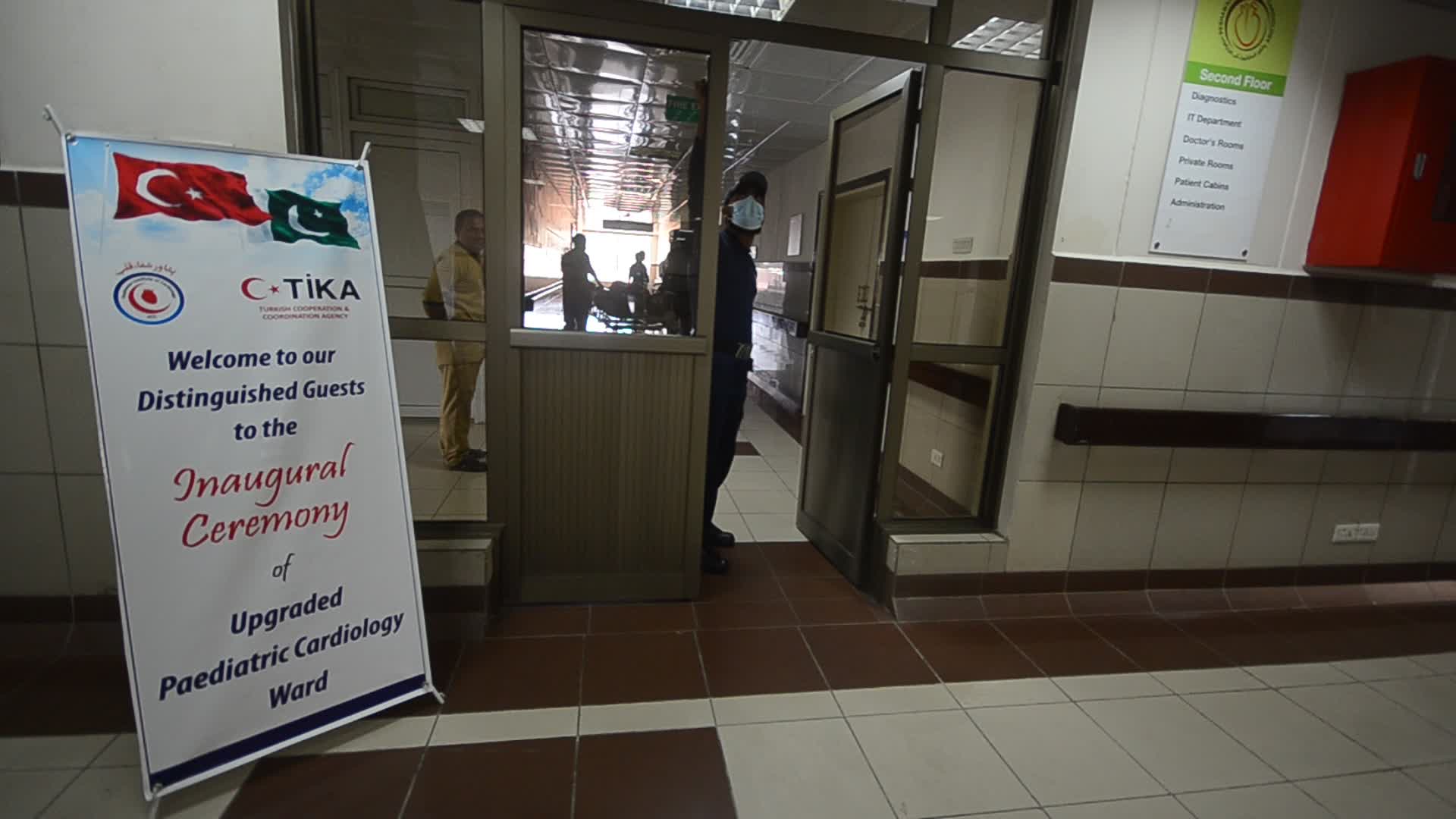 Equipment support from TIKA to the pediatric cardiology department of a hospital in Pakistan
