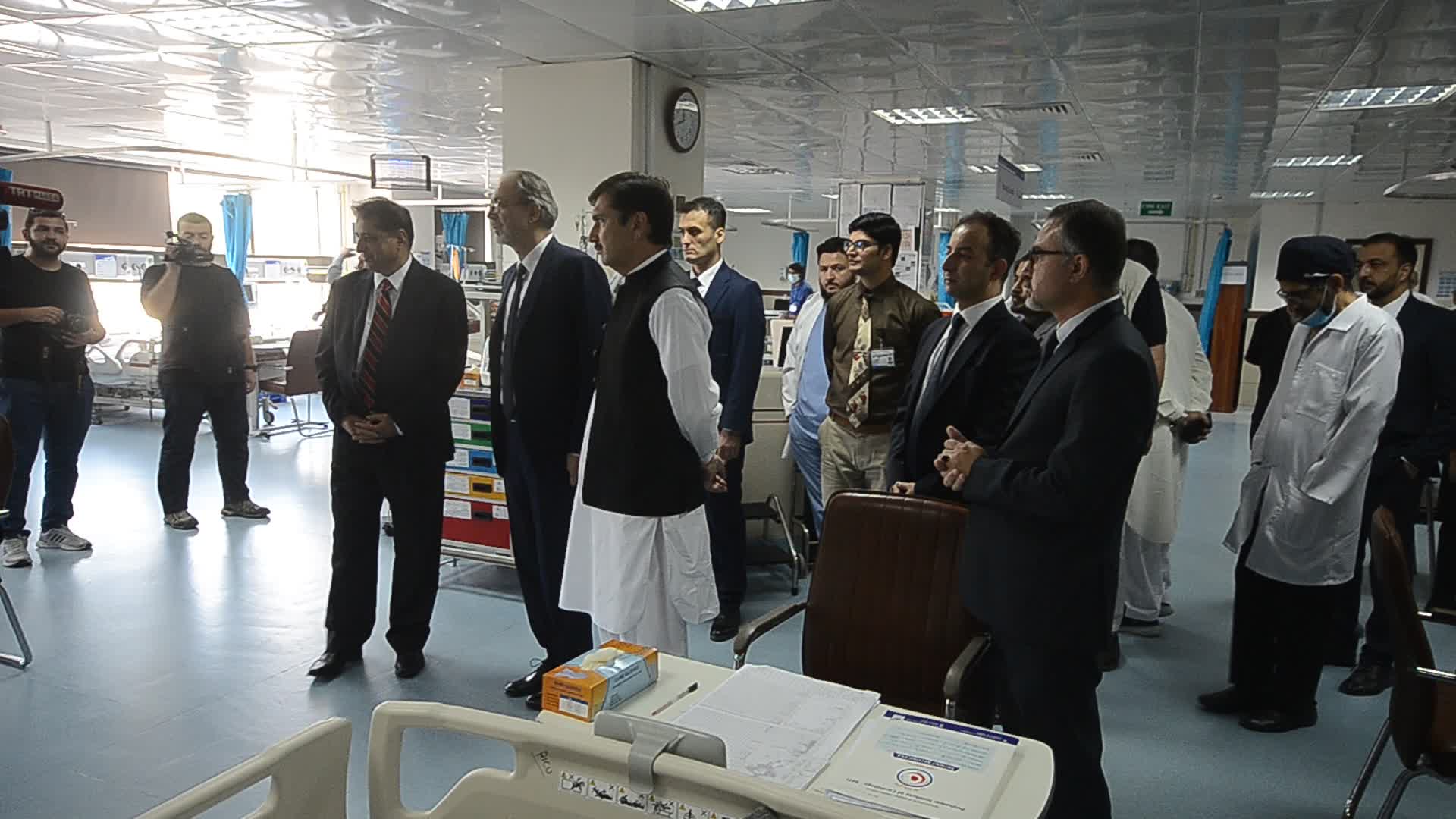 Equipment support from TIKA to the pediatric cardiology department of a hospital in Pakistan