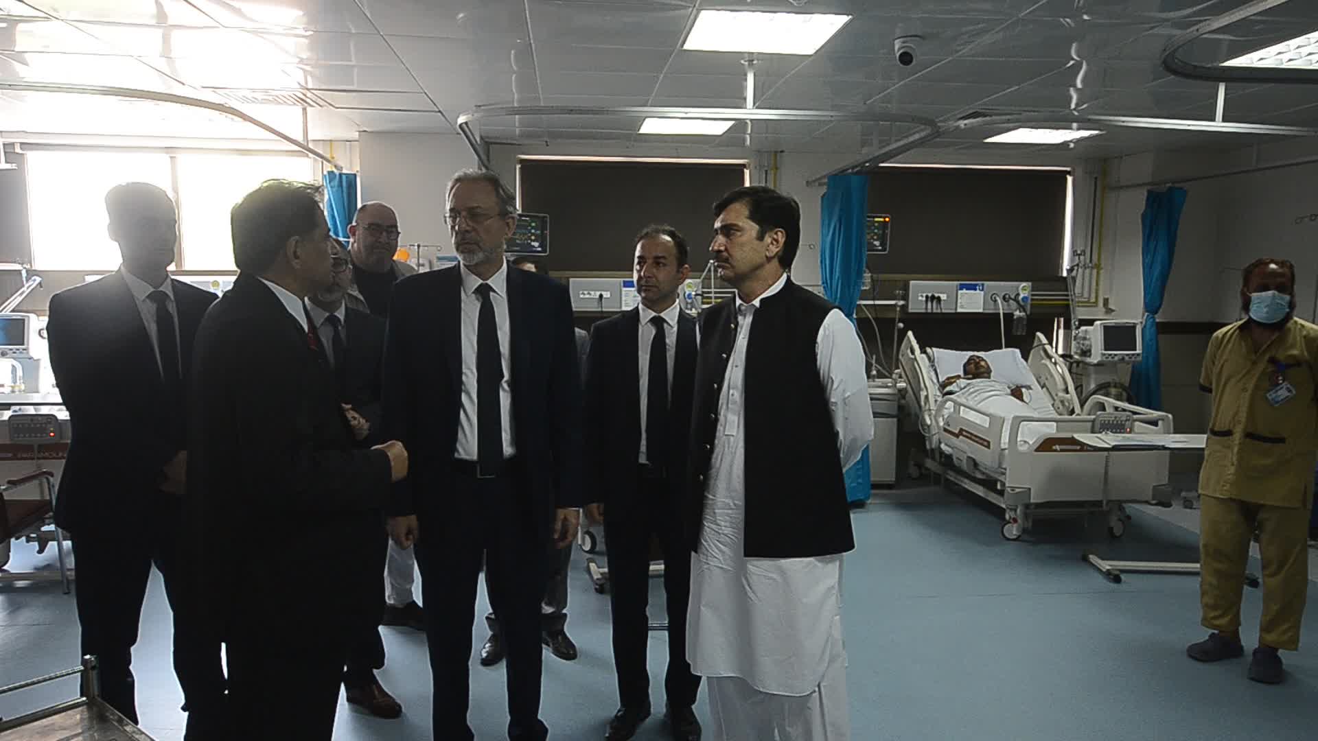 Equipment support from TIKA to the pediatric cardiology department of a hospital in Pakistan