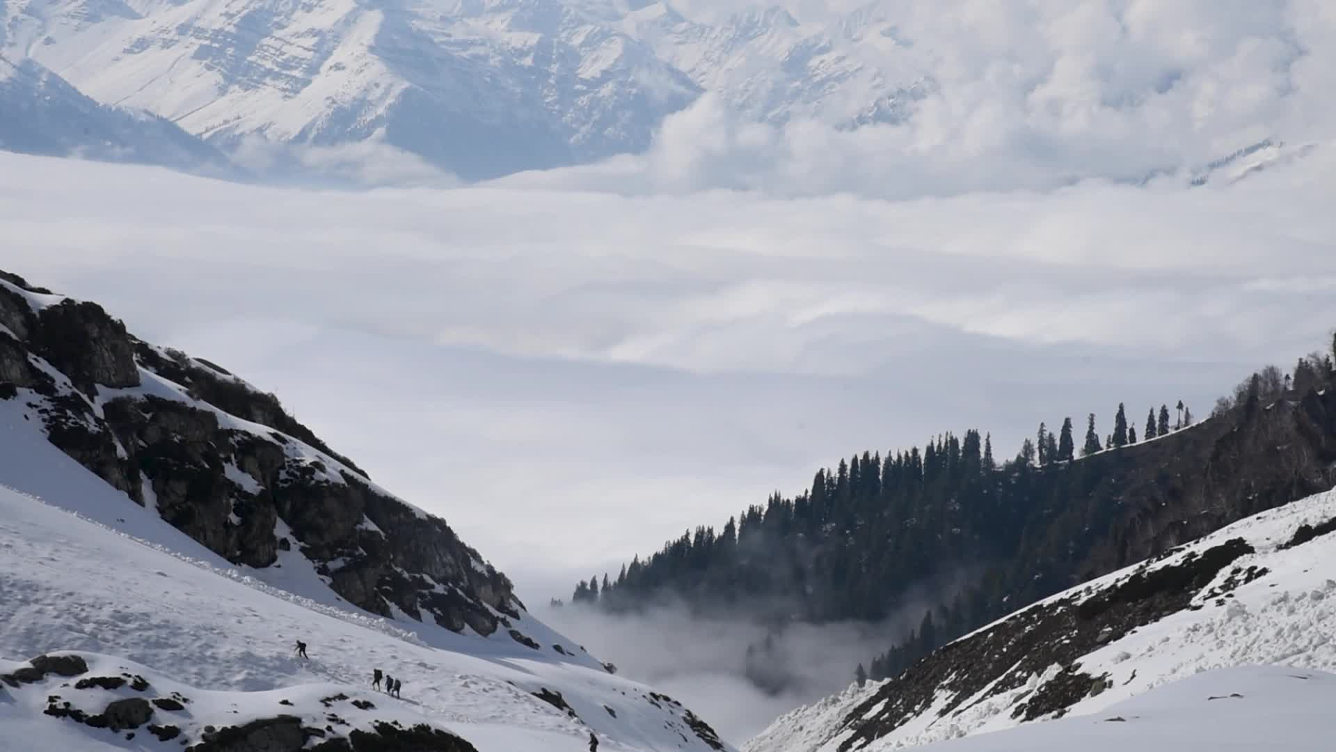 Sorus Lake in Kashmir, India.