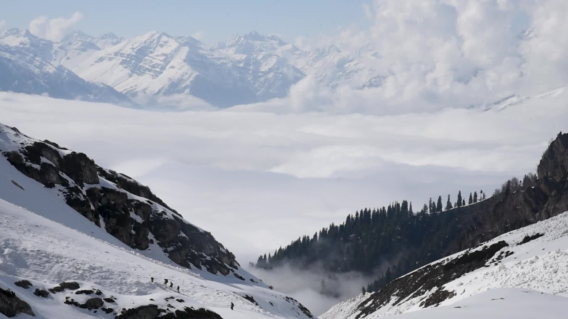 Sorus Lake in Kashmir, India.
