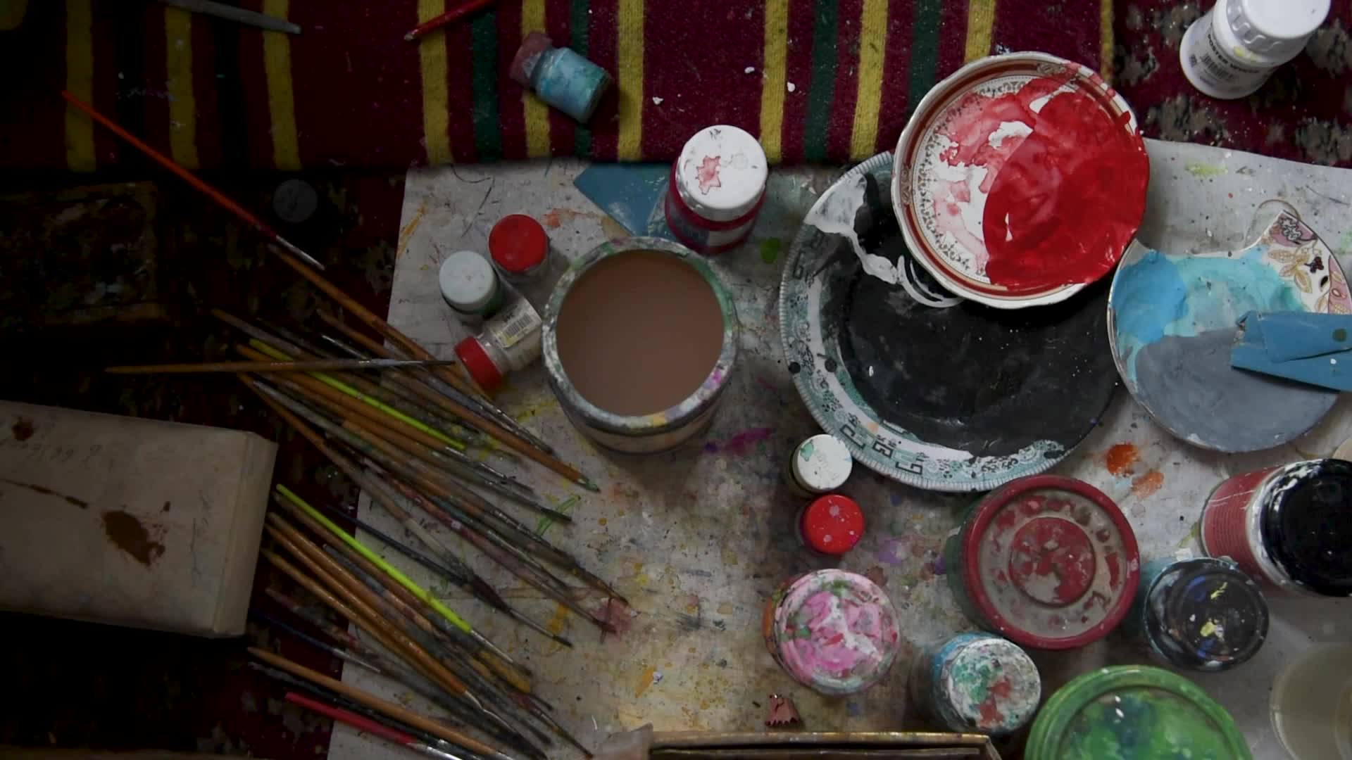 Paper Mache Art in Srinagar, India 