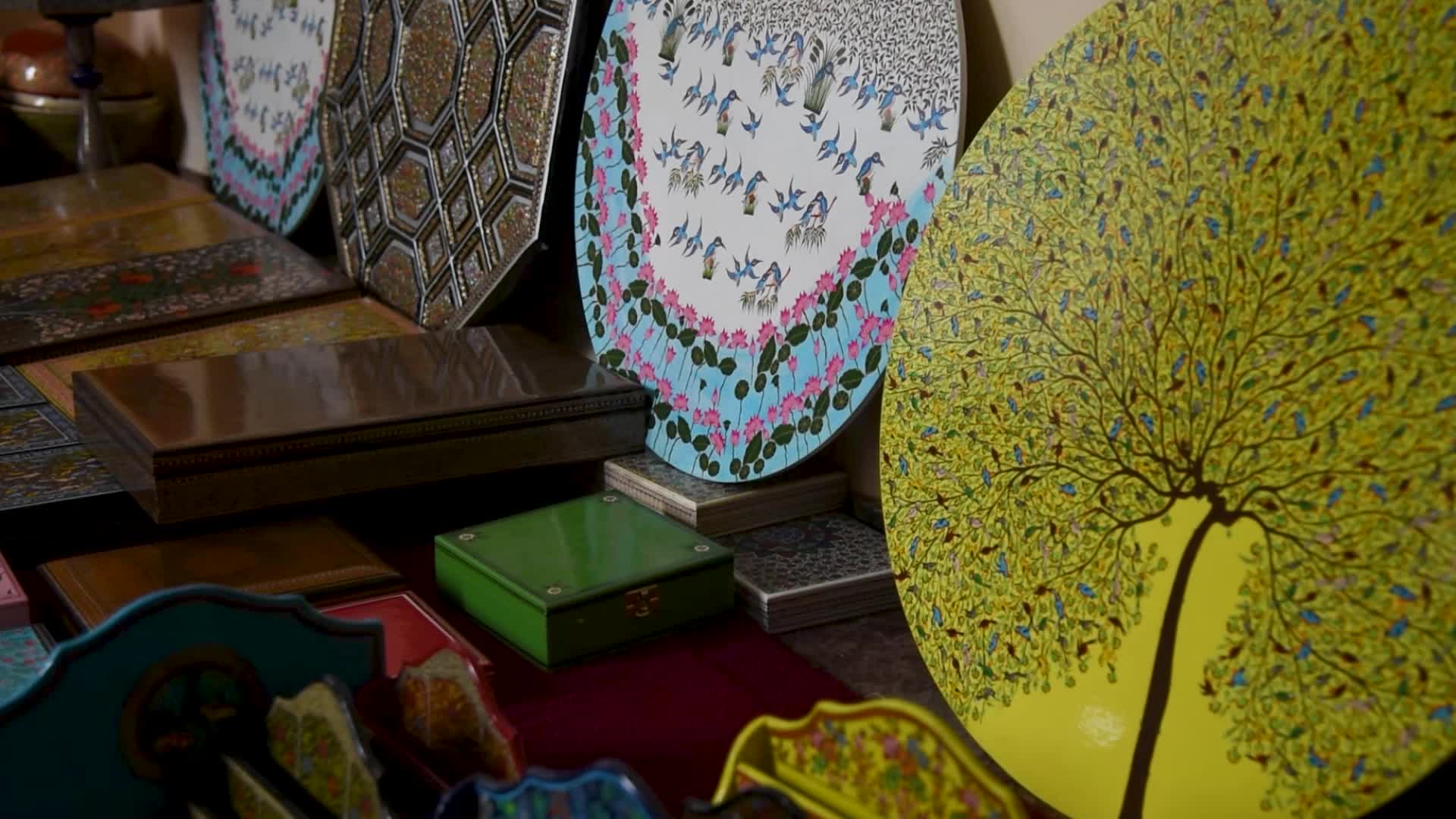 Paper Mache Art in Srinagar, India 