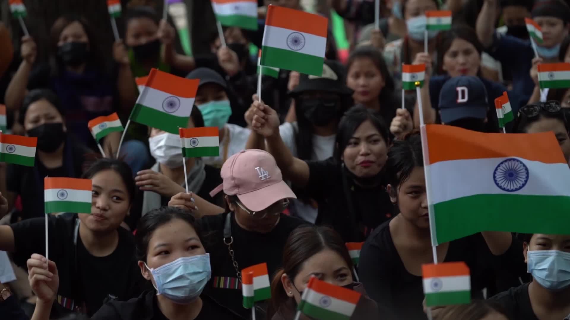 Kuki Tribe Stages Sit-In Protest in New Delhi