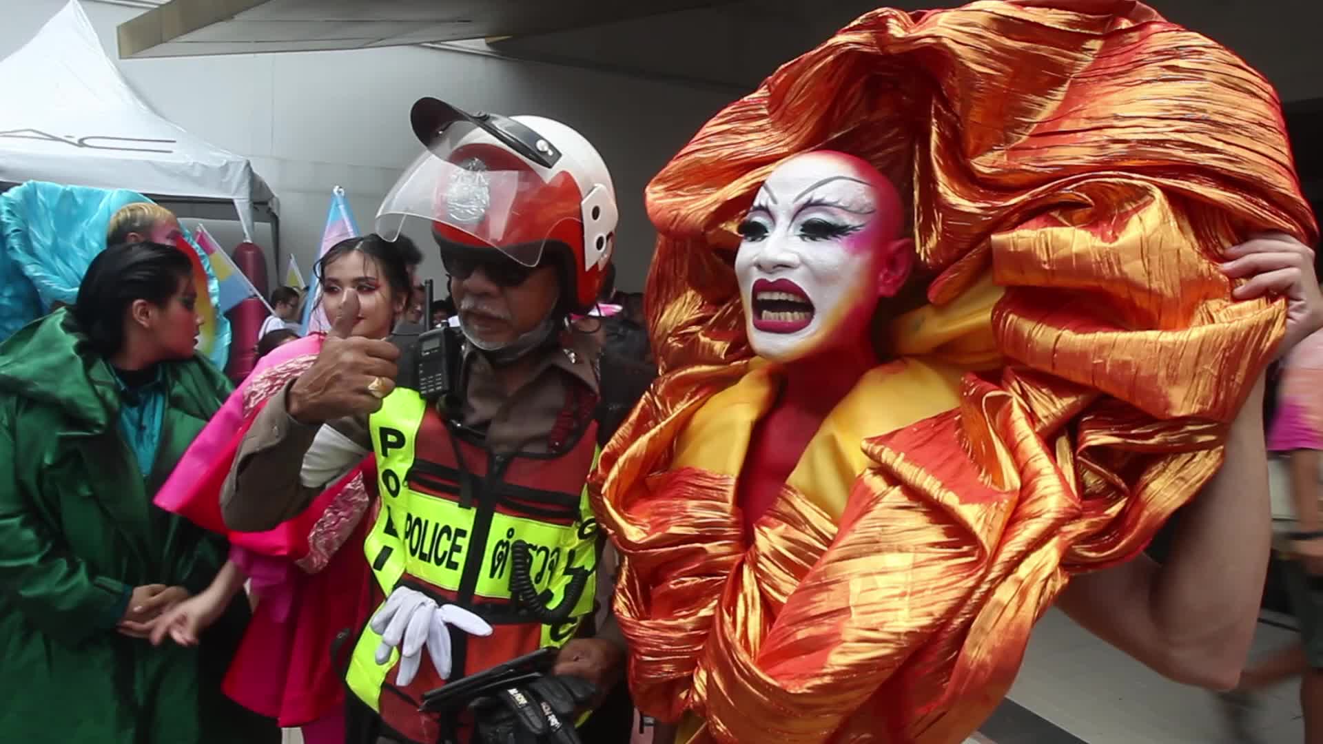 Bangkok Pride 2023 parade in Bangkok