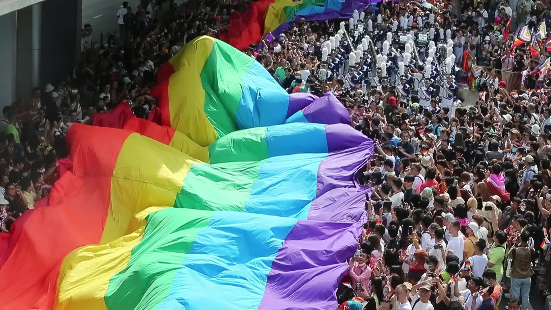Bangkok Pride 2023 parade in Bangkok