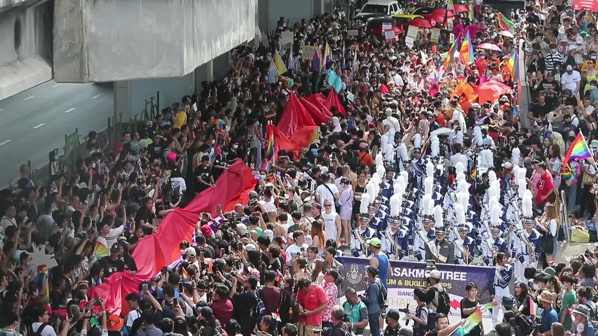 Bangkok Pride 2023 parade in Bangkok