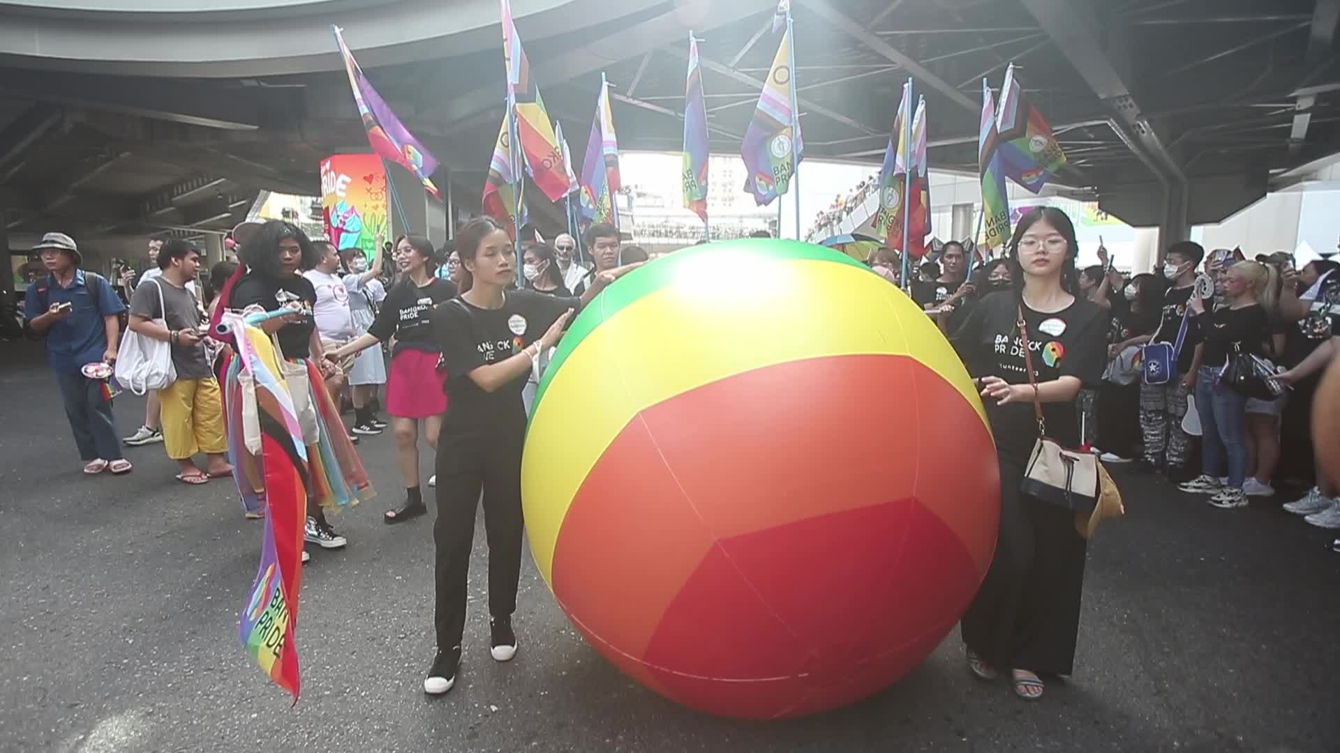 Bangkok Pride 2023 parade in Bangkok