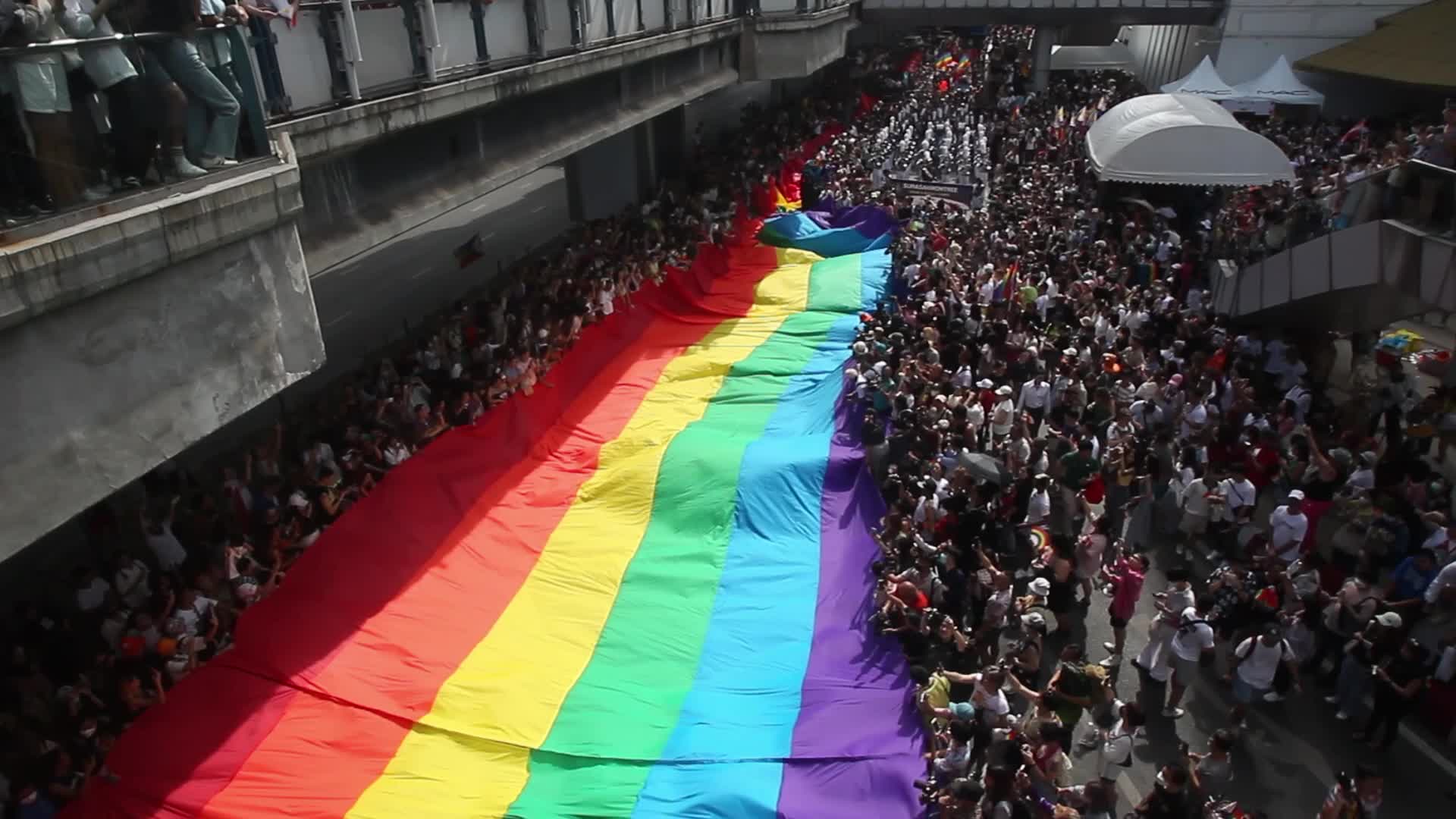 Bangkok Pride 2023 parade in Bangkok