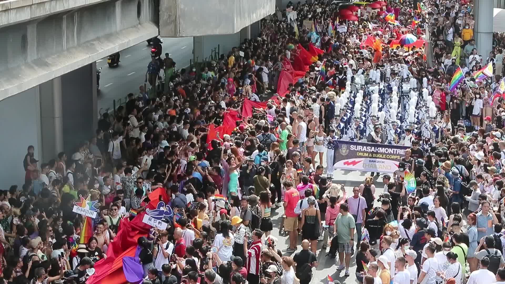 Bangkok Pride 2023 parade in Bangkok