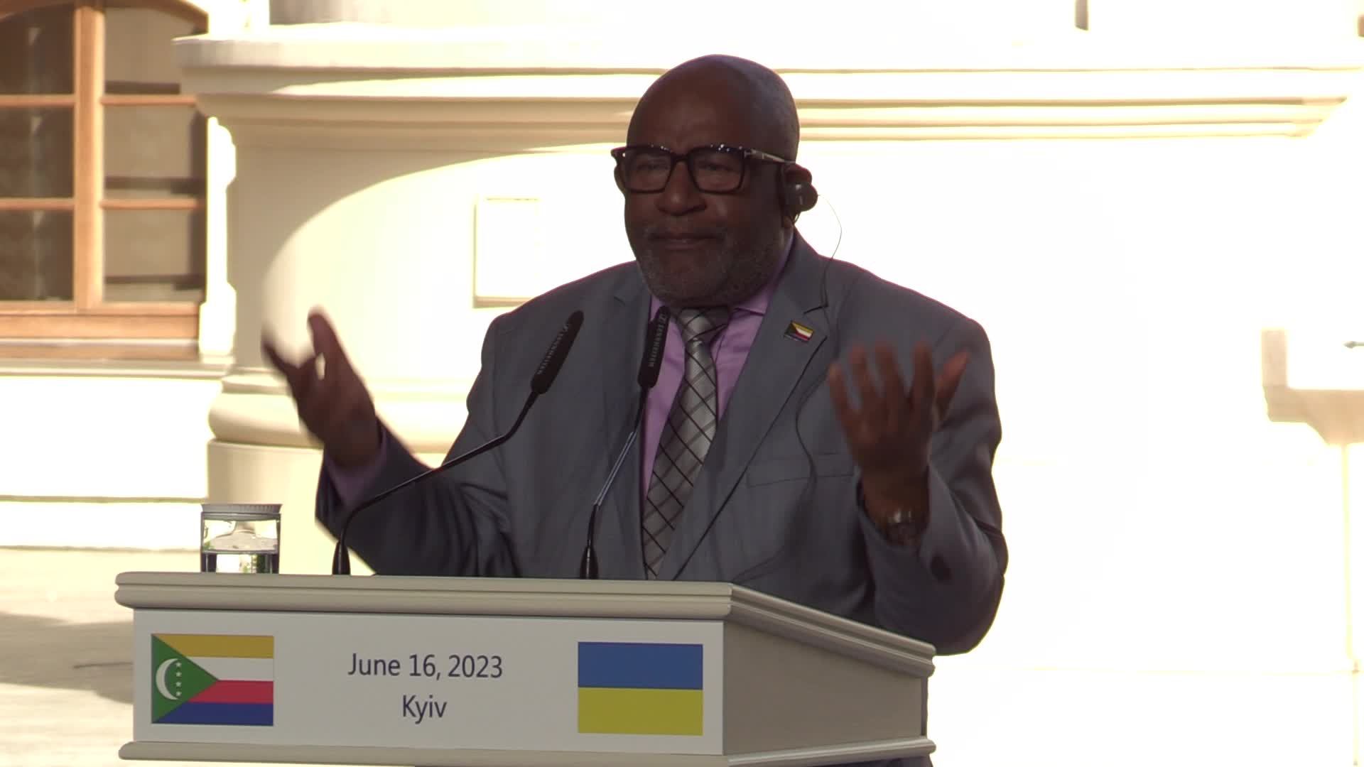 African presidents visit Kyiv, amid Russia's invasion of Ukraine.
