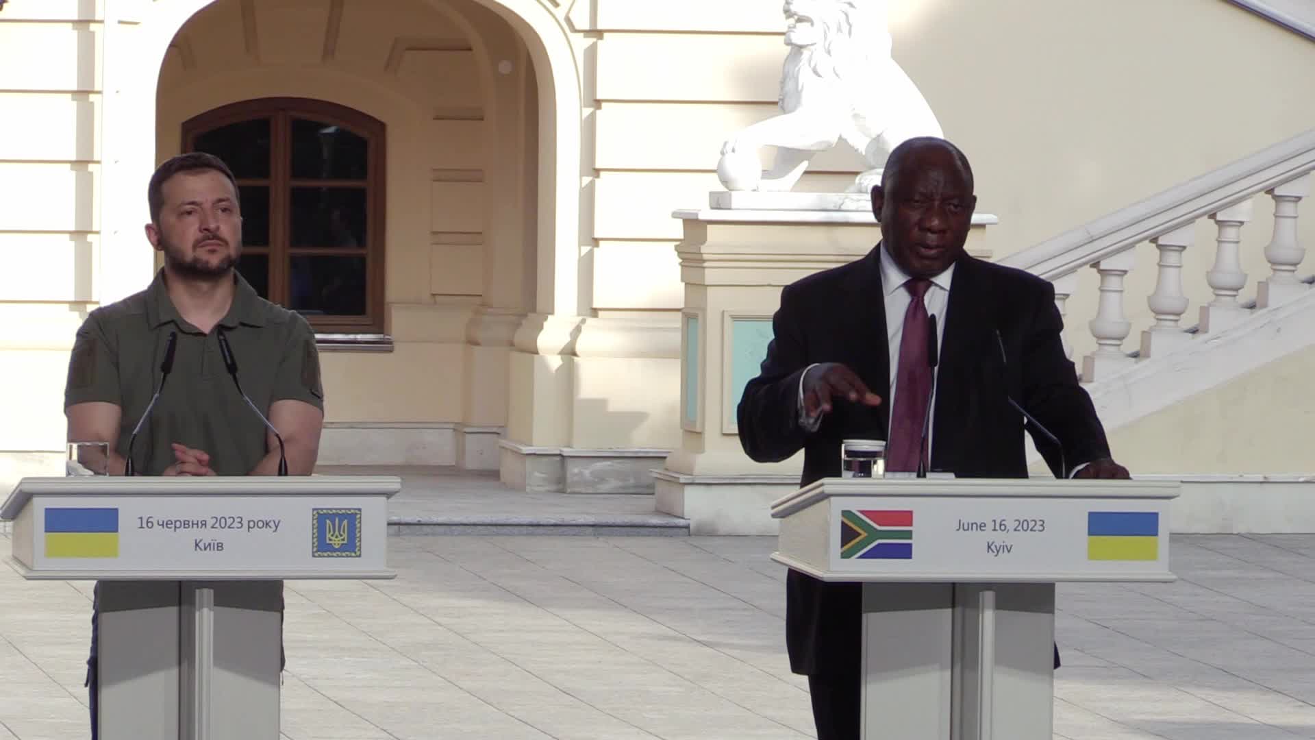 African presidents visit Kyiv, amid Russia's invasion of Ukraine.