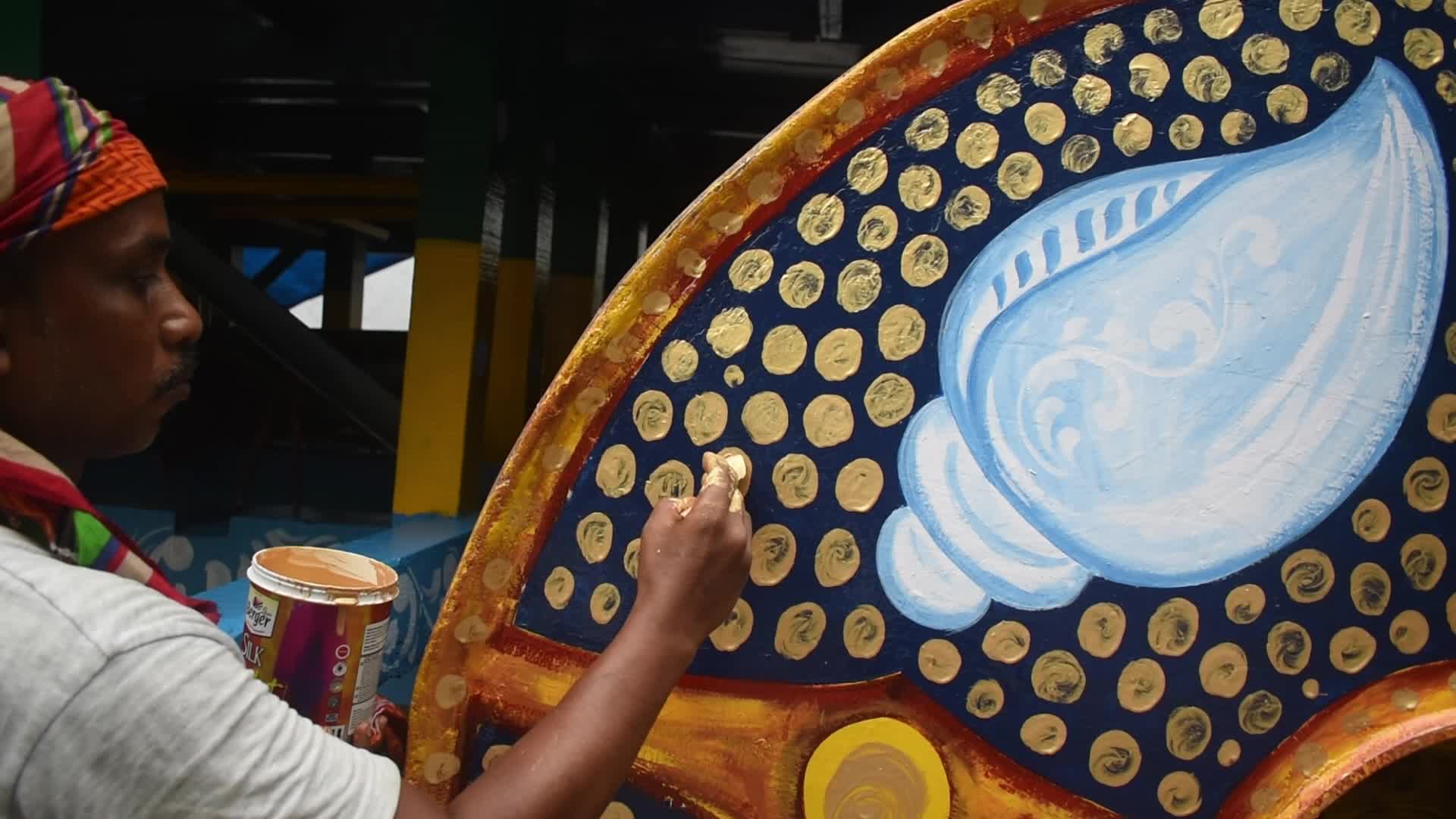 Rath yatra festival preparation in Kolkata, India