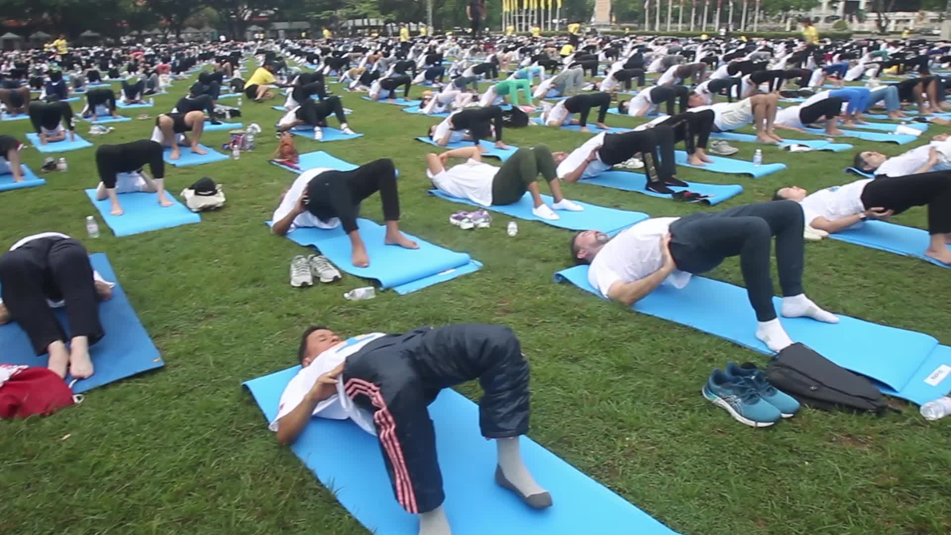 International Day of Yoga, in Bangkok