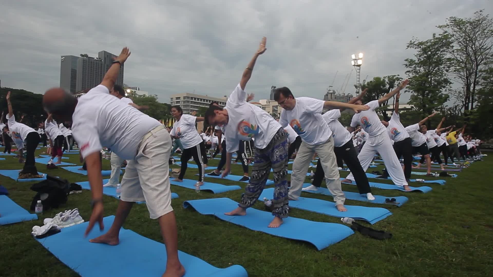 International Day of Yoga, in Bangkok