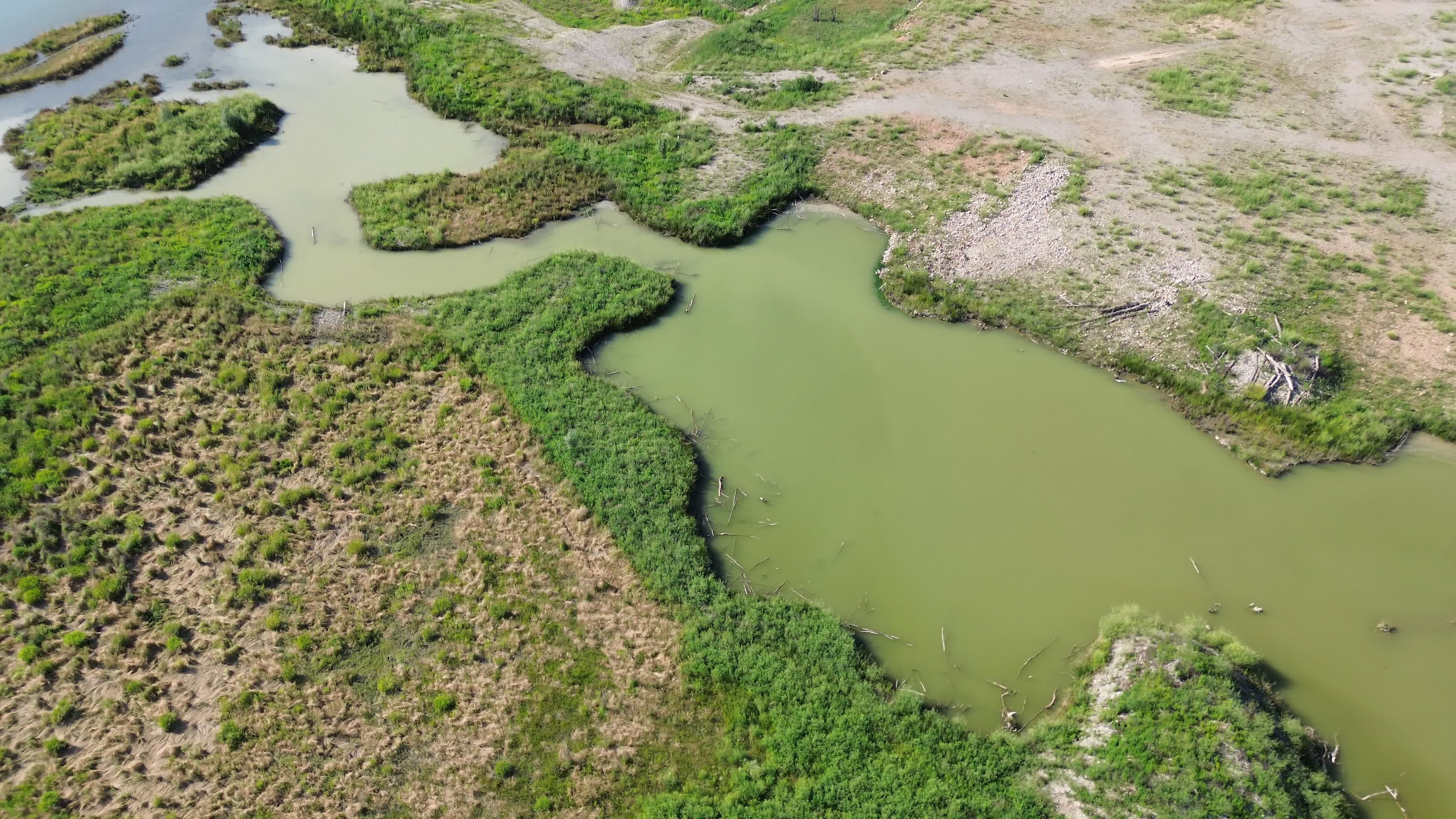Drought in Catalonia: Rialb Reservoir (Drone Videos)