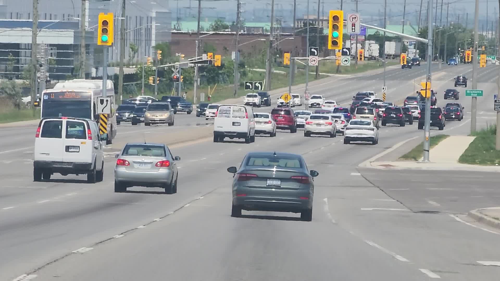 Traffic in Mississauga