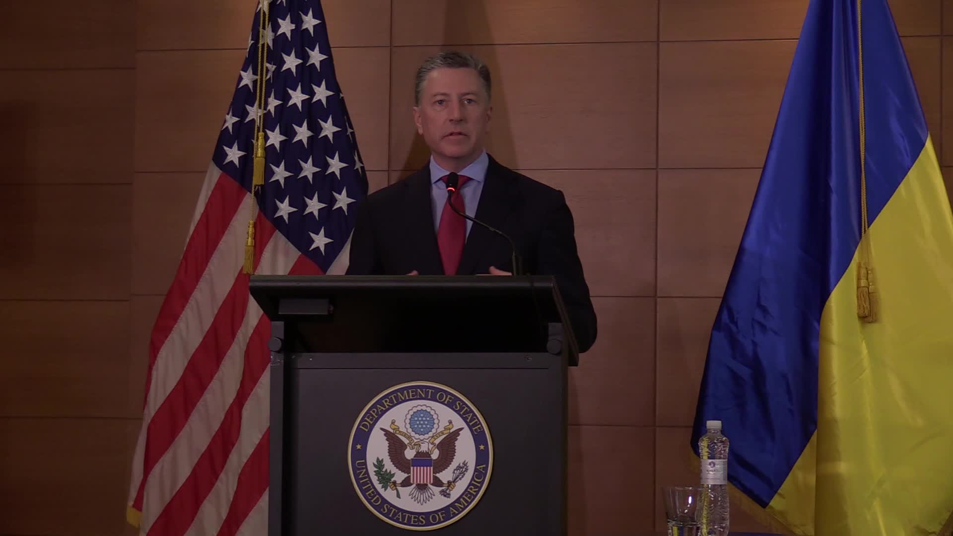 Press conference of U.S. Special Representative for Ukraine Kurt Volker in Kiev